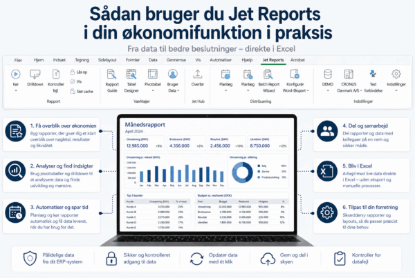 Jet Reports i økonomifunktionen | Datasponge