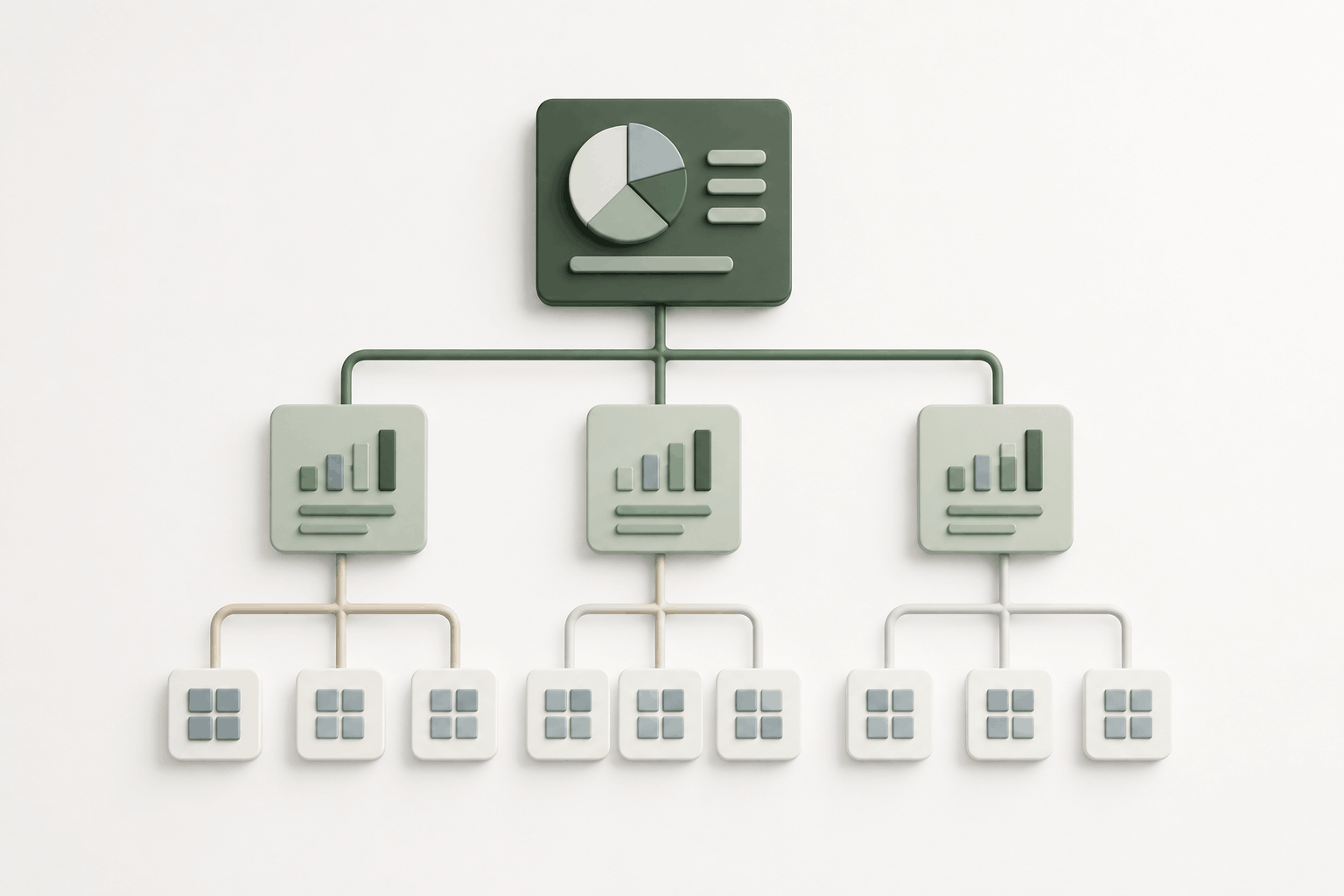 Top-down-budgettering i Microsoft Fabric IQ