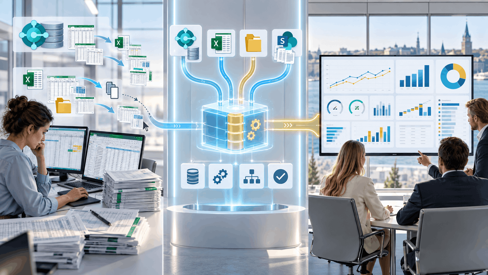 Fra manuelle Excel-ark til automatiseret finansiel rapportering